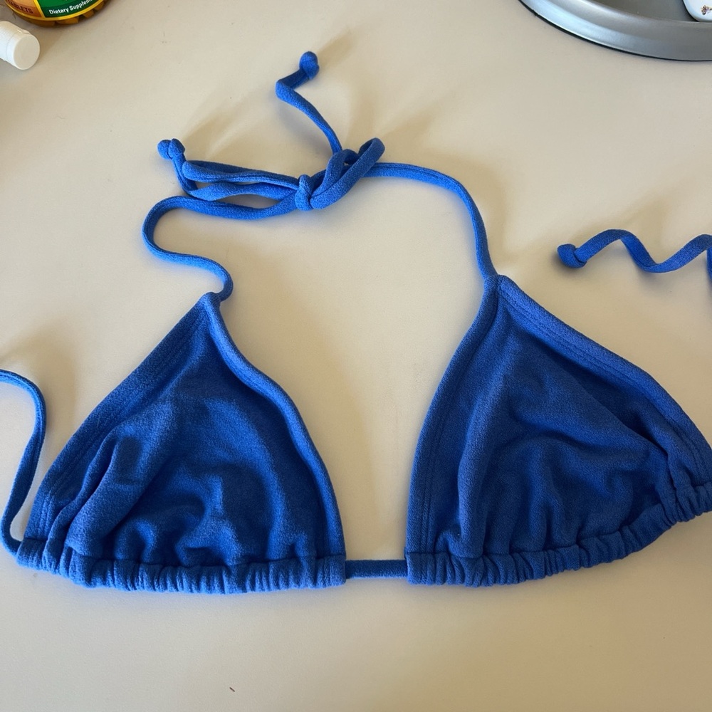 Target Blue Triangle Bikini Top